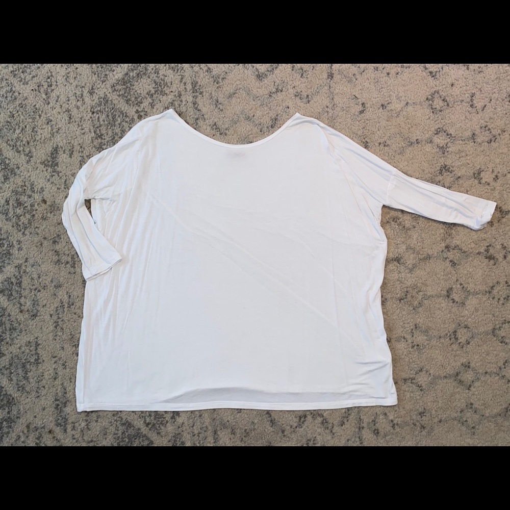 PIKO Long Sleeve White Top!